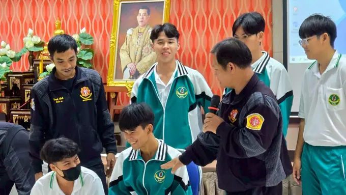 การฝึกอบรมระงับอัคคีภัย ปีงบประมาณ 2568