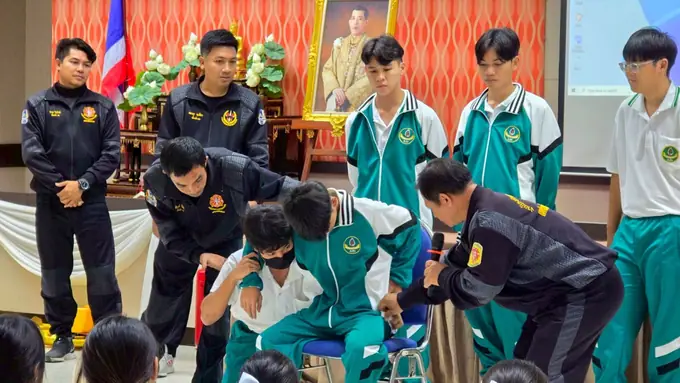 การฝึกอบรมระงับอัคคีภัย ปีงบประมาณ 2568