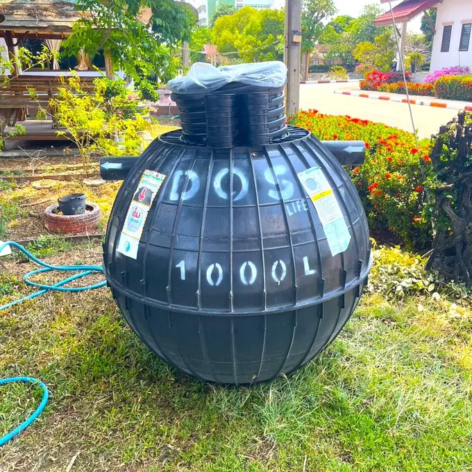 ปรับปรุงระบบน้ำทิ้งห้องสุขา บริเวณป้อมยาม
