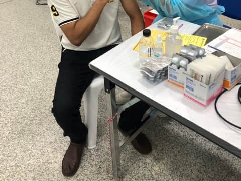 จิตอาสา ศูนย์ฉีดวัคซีนกลางบางซื่อ 18 มิถุนายน 2564