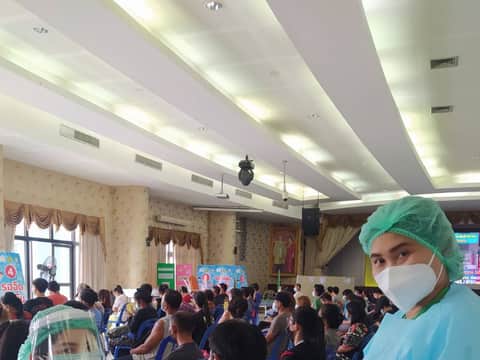 จิตอาสา ศาลาประชาคมบ้านโป่ง 14 ตุลาคม 2564