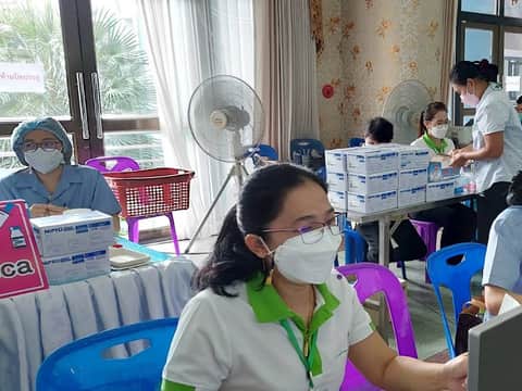จิตอาสา ศาลาประชาคมบ้านโป่ง 24 กันยายน 2564