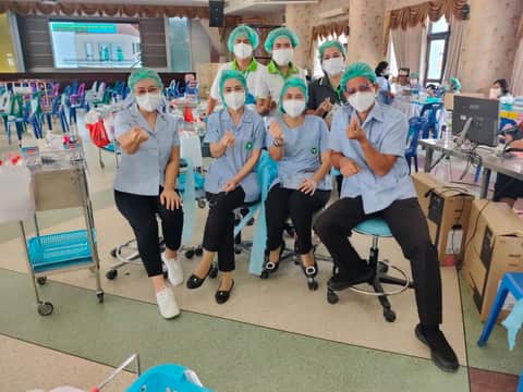 จิตอาสา ศาลาประชาคมบ้านโป่ง 22 กันยายน 2564